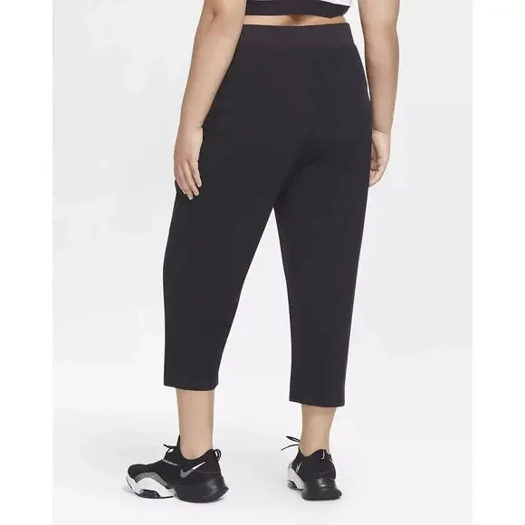 Nike Women's Standard Fit Mid Rise 7/8 Training Pants Plus Size 2X, Black NWT - Picture 2 of 5